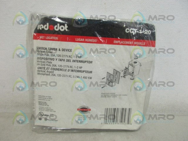 RED DOT CCT-1-20 SWITCH COVER *NEW IN FACTORY BAG*