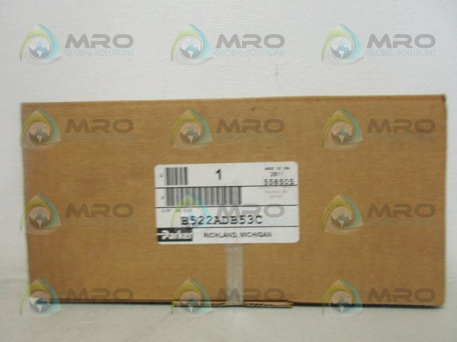 PARKER B522ADB53C 3/8" DS DIN *FACTORY SEALED*