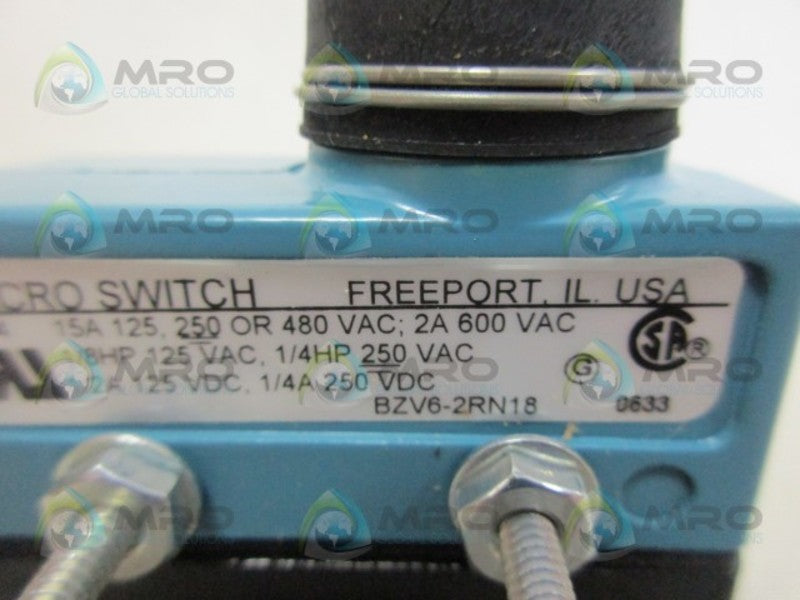HONEYWELL BZV6-2RN18 WOBBLE LIMIT SWITCH *NEW IN BOX*