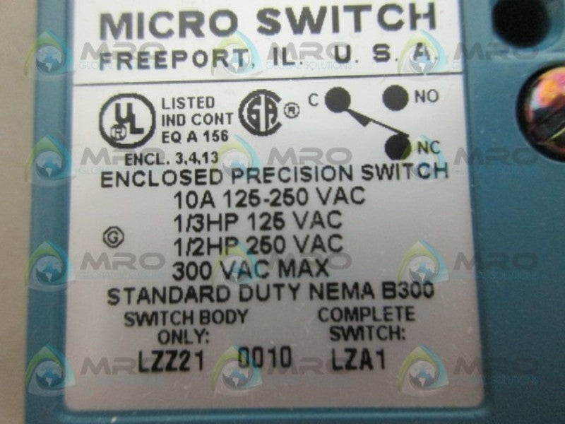 HONEYWELL LZA1 LIMIT SWITCH *NEW IN BOX*