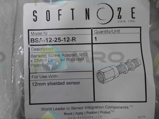 SOFTNOZE BSA-12-25-12-R PISTON *NEW IN FACTORY BAG*