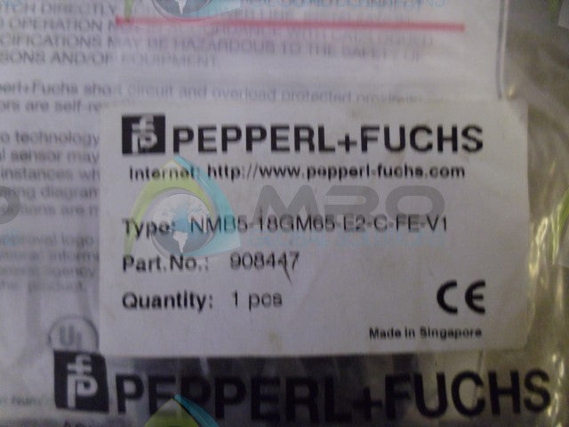 PEPPERL+FUCHS NMB5-18GM65-E2-C-FE-V1 908447 SENSOR *NEW IN BOX*