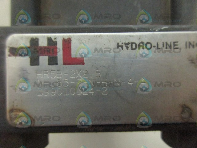 HYDRO LINE HR5B-2X2.5 HYDRAULIC CYLINDER *USED*