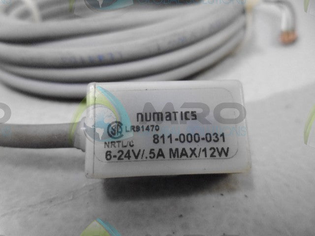 NUMATICS 811-000-031 PRESSURE SWITCH *NEW NO BOX*