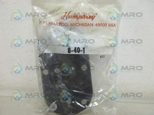 HUMPHREY 8-40-1 MOUNTING BASE *NEW IN FACTORY BAG*