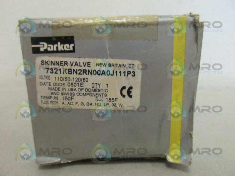 PARKER 7321KBN2RN00 BRASS VALVE (AS PICTURED)*NEW IN BOX*