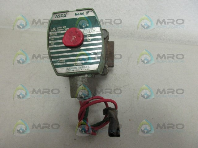 ASCO 8210G95 SOLENOID VALVE *USED*