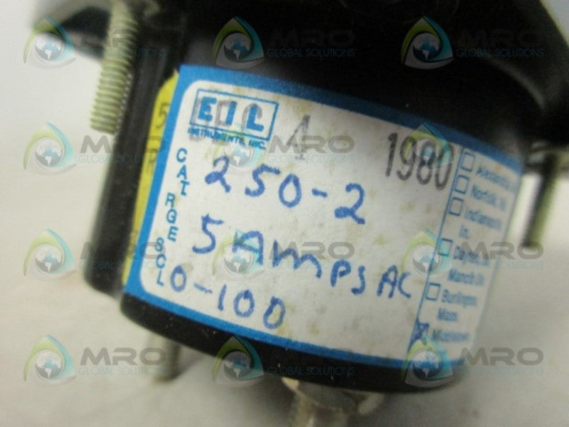 GENERAL ELECTRIC 250-2 PANEL METER  NSMP