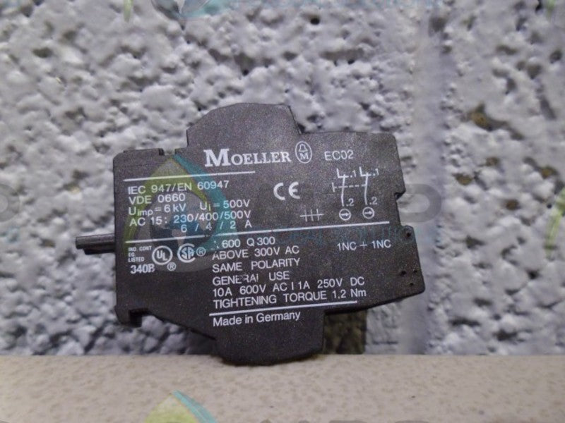 KLOCKNER MOELLER EC02 CONTACT BLOCK  NSMP