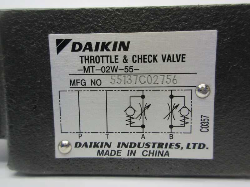 DAIKIN MT-02W-55 55137C02756 NSNP