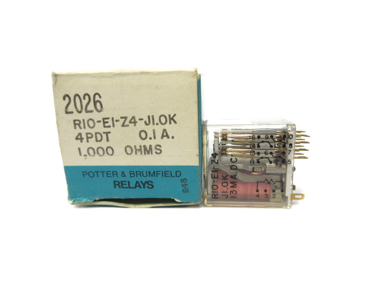 POTTER&BRUMFIELD R10-E1-Z4-J1.0K 0.1A NSMP