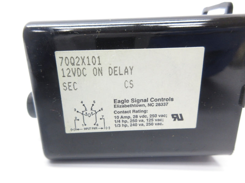 EAGLE SIGNAL 70Q2X101 12VDC 0.2-1.0S NSNP