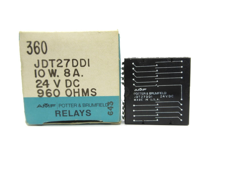 POTTER&BRUMFIELD JDT27DD1 24VDC 8A NSMP
