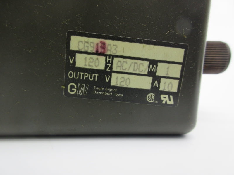 EAGLE SIGNAL CG913A3 120V 10A 0-30S UNMP