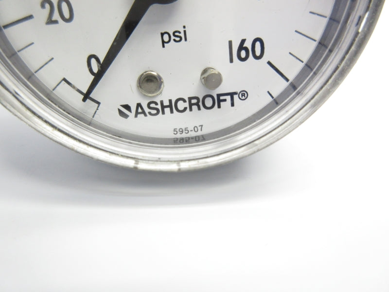 ASHCROFT 595-07 0-160PSI UNMP