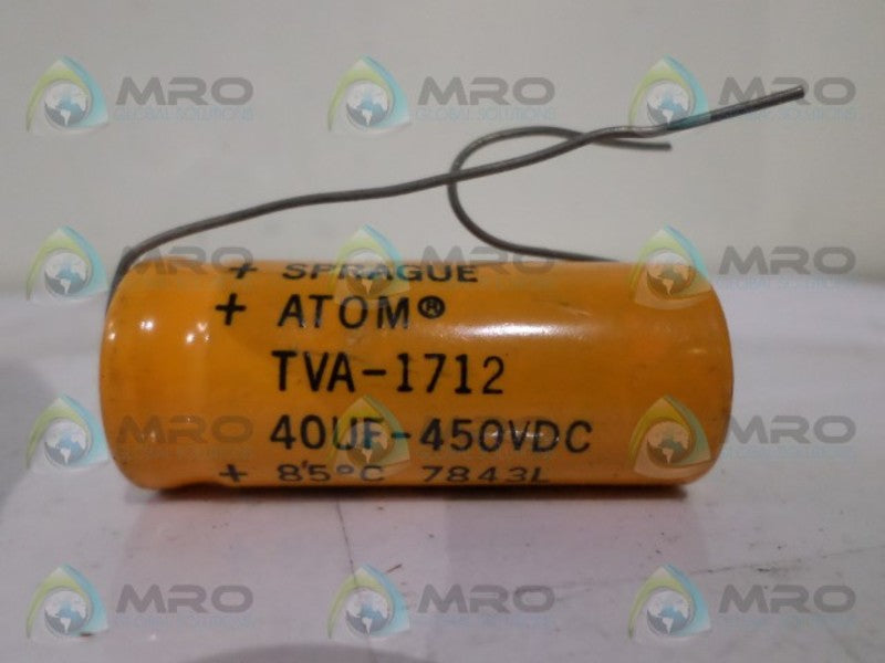 SPRAGUE TVA-1712 ALUMINUM ELECTROLYTIC CAPACITOR  UNMP