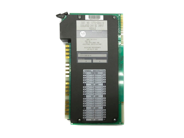 ALLEN BRADLEY 1771-IQ16 SER. A F/W A 24VDC UNMP