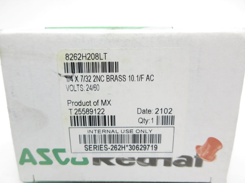 ASCO 8262H208LT 22/24V 1/4" NSMP