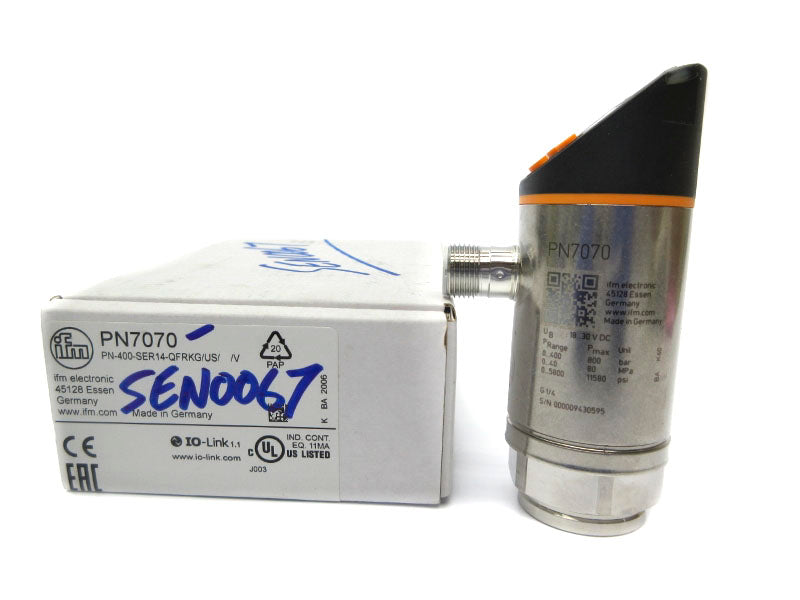 IFM EFECTOR PN-400-SER14-QFRKG/US/V PN7070 18-30VDC NSMP