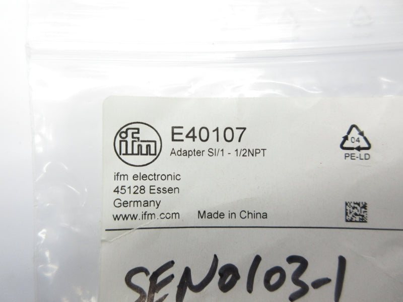 IFM EFECTOR ADAPTERSI/1-1/2NPT E40107 NSMP