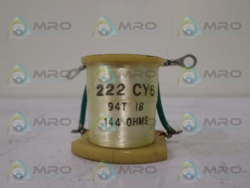 OTIS ELECTRIC 222CY6 COIL 144OHMS  NSNP