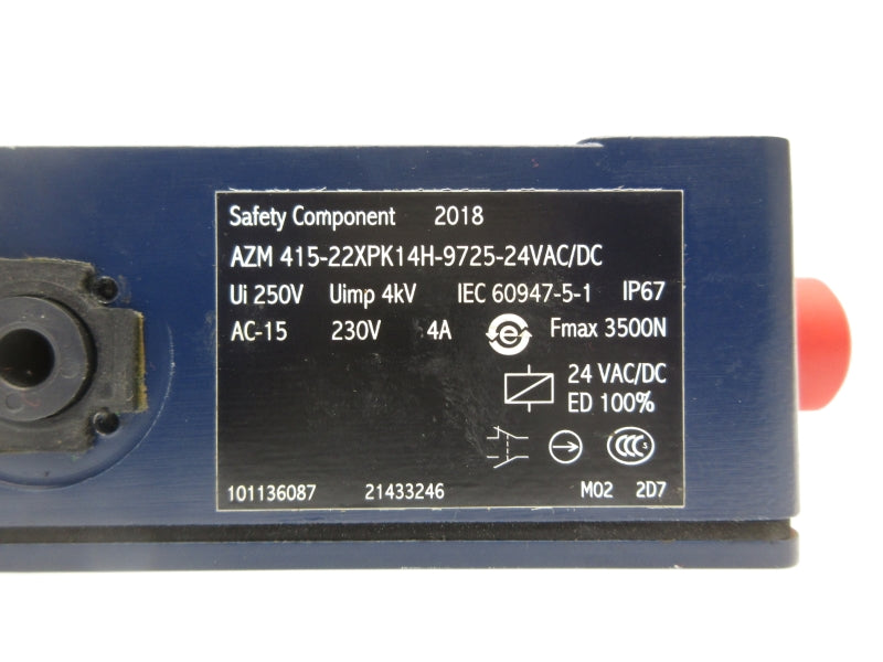 SCHMERSAL AZM415-22XPK14H-9725-24VAC/DC 230V 4A NSNP