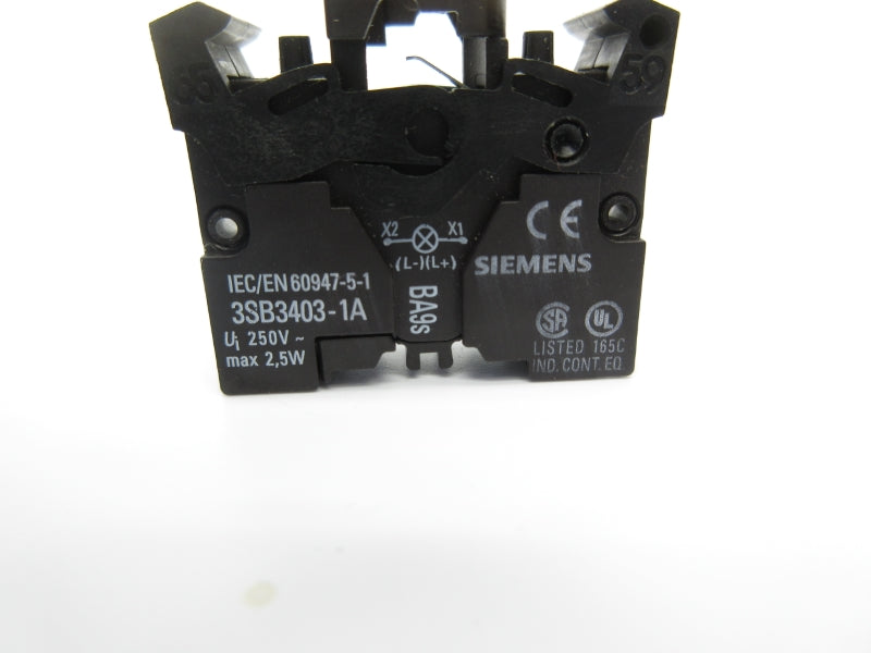 SIEMENS 3SB3403-1A 250V NSNP