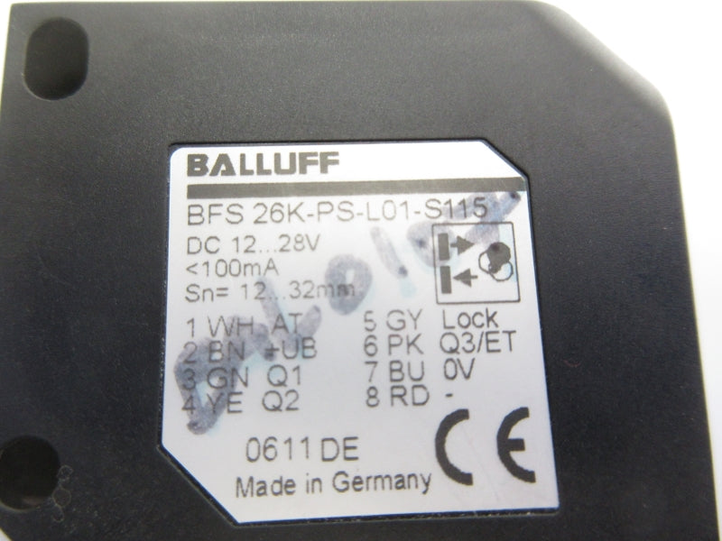 BALLUFF BFS26K-PS-L01-S115 12-28VDC NSNP