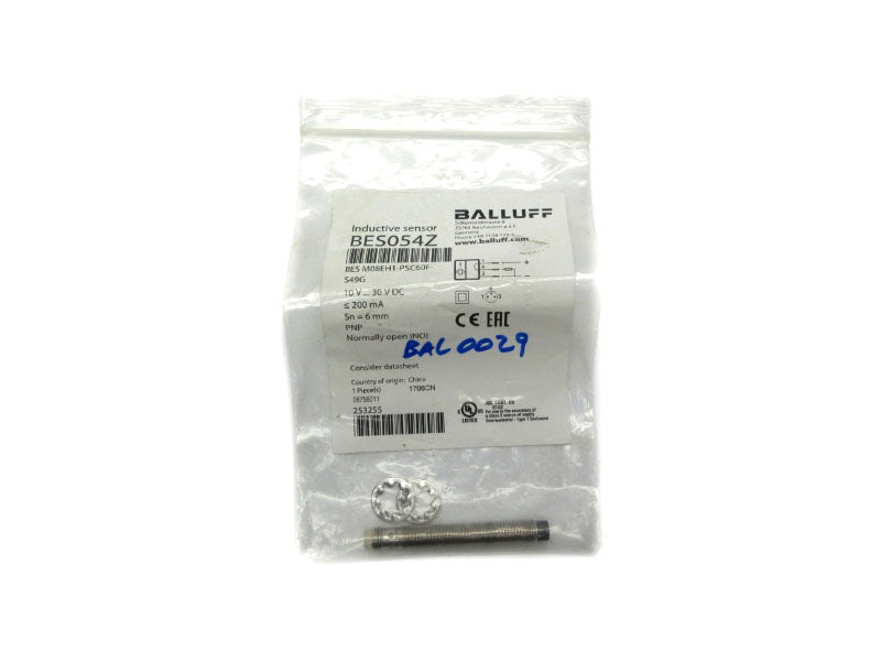 BALLUFF BESM08EH1-PSC60F-S49G BES054Z 10-30VDC NSMP