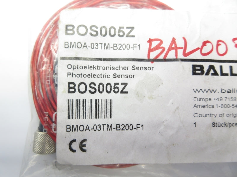 BALLUFF BMOA-03TM-B200-F1 BOS005Z NSMP