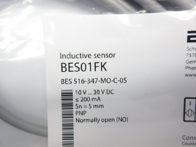 BALLUFF BES516-347-MO-C05 BES01FK 10-30VDC NSMP