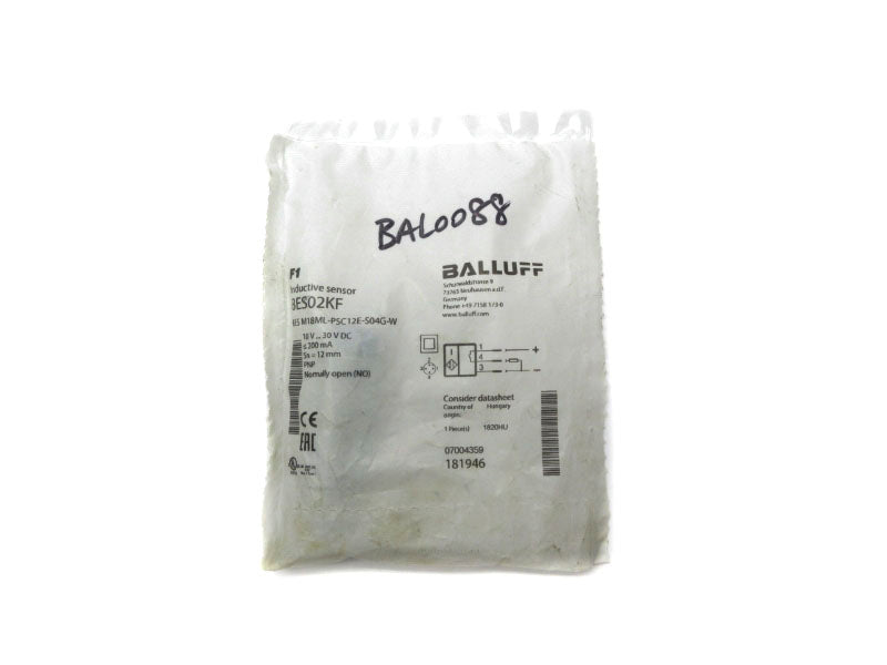 BALLUFF BESM18ML-PSC12E-S04G-W BES02KF 10-30VDC NSMP