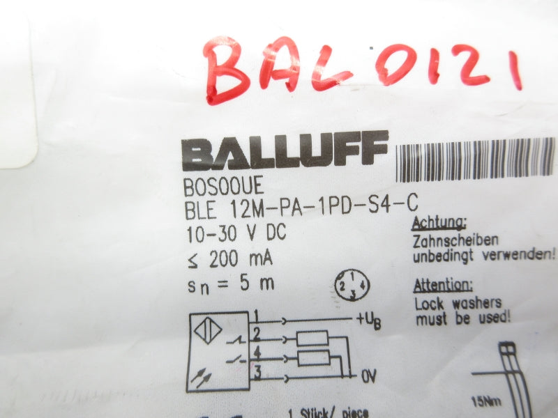 BALLUFF BLE12M-PA-1PD-S4-C BOS00UE 10-30VDC NSMP
