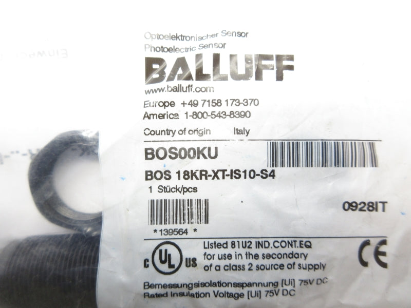 BALLUFF BOS18KR-XT-IS10-S4 BOS00KU NSMP
