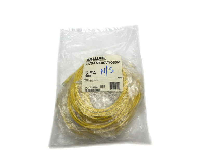 BALLUFF C75ANL00VY050M (PKG OF 5) NSMP