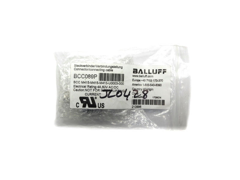 BALLUFF BCCM415-M415-M415-U0003-000 BCC089P 60VAC/DC 4A NSMP