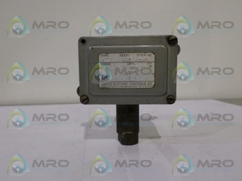 UNITED ELECTRIC J6 224 PRESSURE SWITCH  UNMP