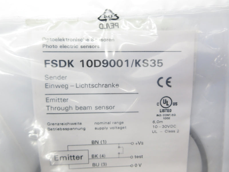 BAUMER FSDK10D9001/KS35 10-30VDC NSMP