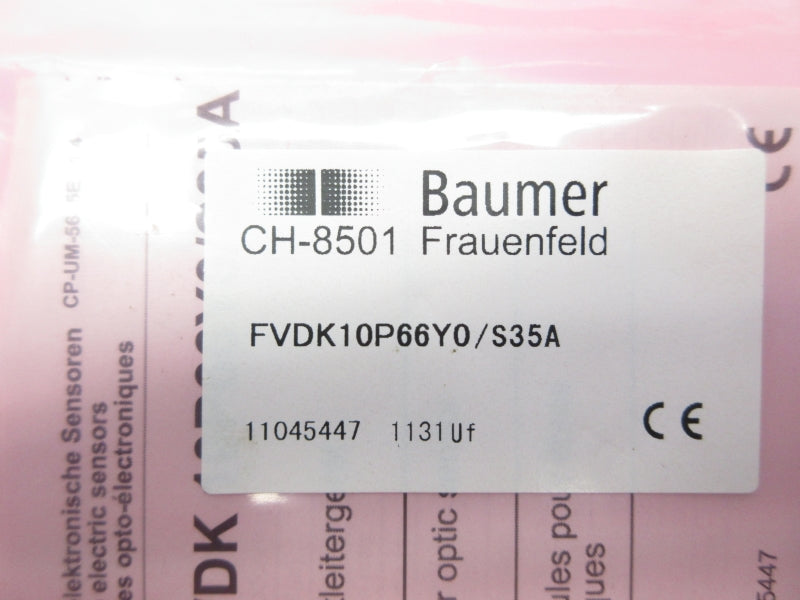 BAUMER FVDK10P66Y0/S35A NSMP – MRO Global Solutions