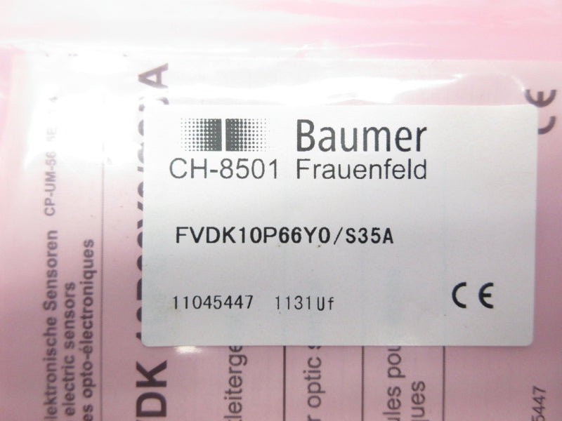 BAUMER FVDK10P66Y0/S35A NSMP