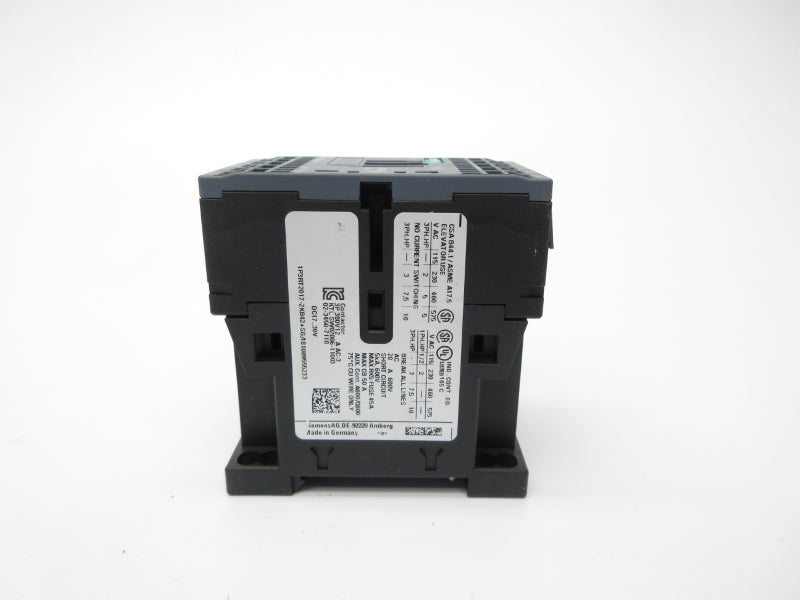 SIEMENS 3RT2017-2KB42 17-30VDC NSMP