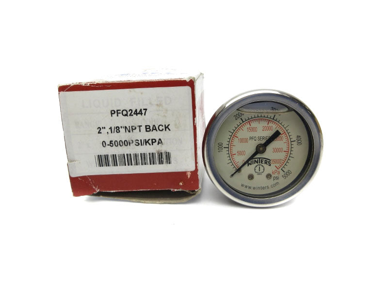 WINTERS PFQ2447 0-5000PSI 2" NSMP