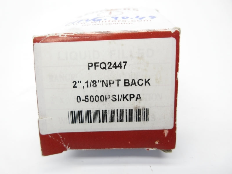 WINTERS PFQ2447 0-5000PSI 2" NSMP