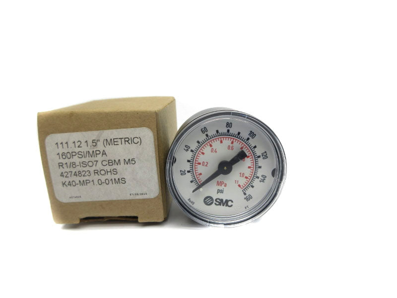 SMC K40-MP1.0-01MS 0-160PSI 1.5" NSMP