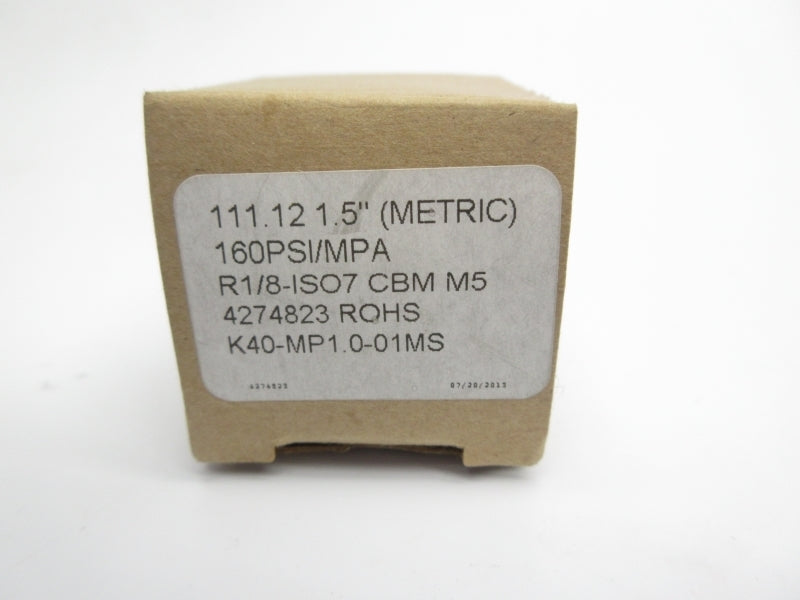SMC K40-MP1.0-01MS 0-160PSI 1.5" NSMP