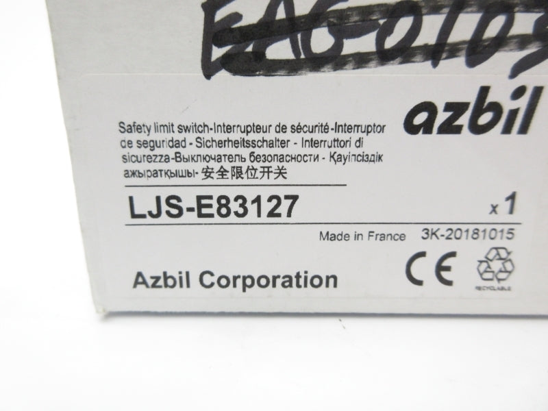 AZBIL LJS-E83127 24/48V 6A NSMP