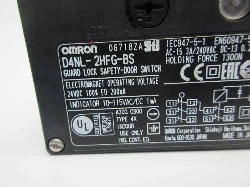 OMRON D4NL-2HFG-BS 24VDC NSNP