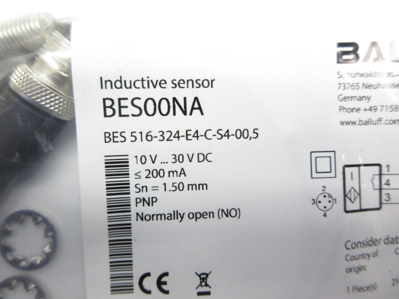 BALLUFF BES516-324-E4-C-S4-00,5 BES00NA 10-30VDC NSMP
