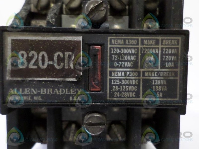 INDUSTRIAL SPARE PART 820-CR (AS PICTURED)  UNMP