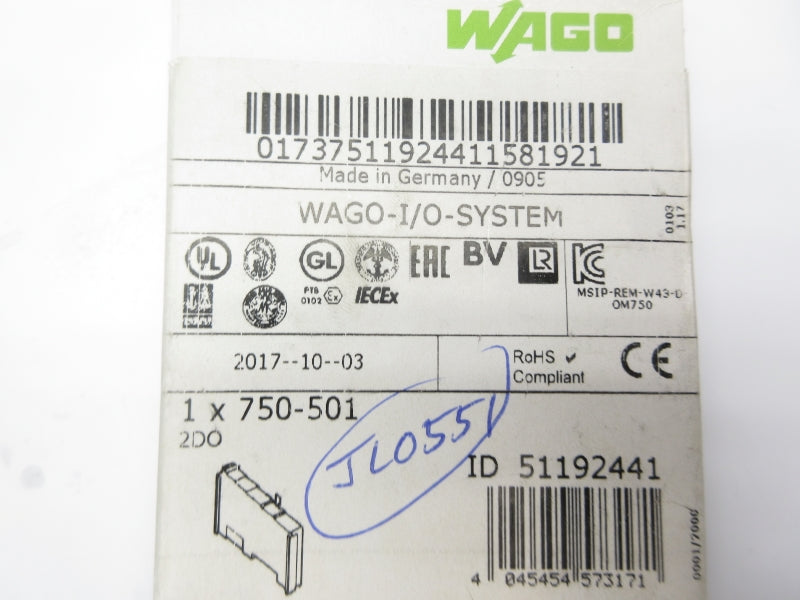 WAGO 750-501 24VDC 0.5A NSMP
